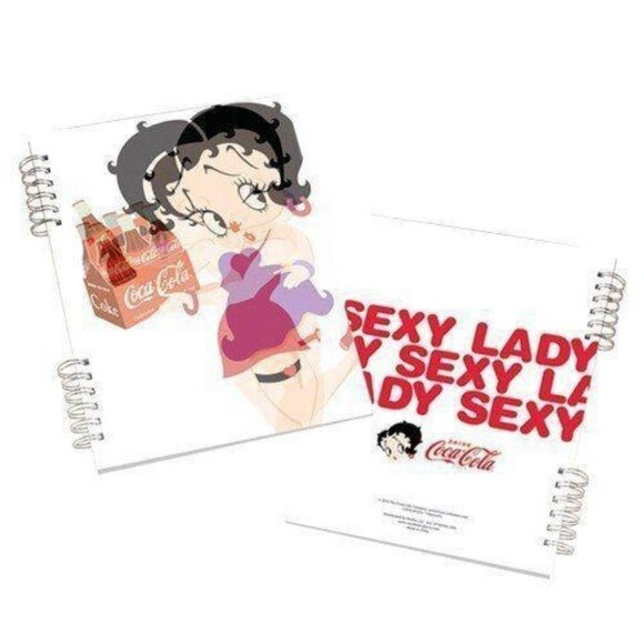 Betty Boop And Coke Lenticular Spiral Notebook Vandor #60004 - Picture 1 of 3